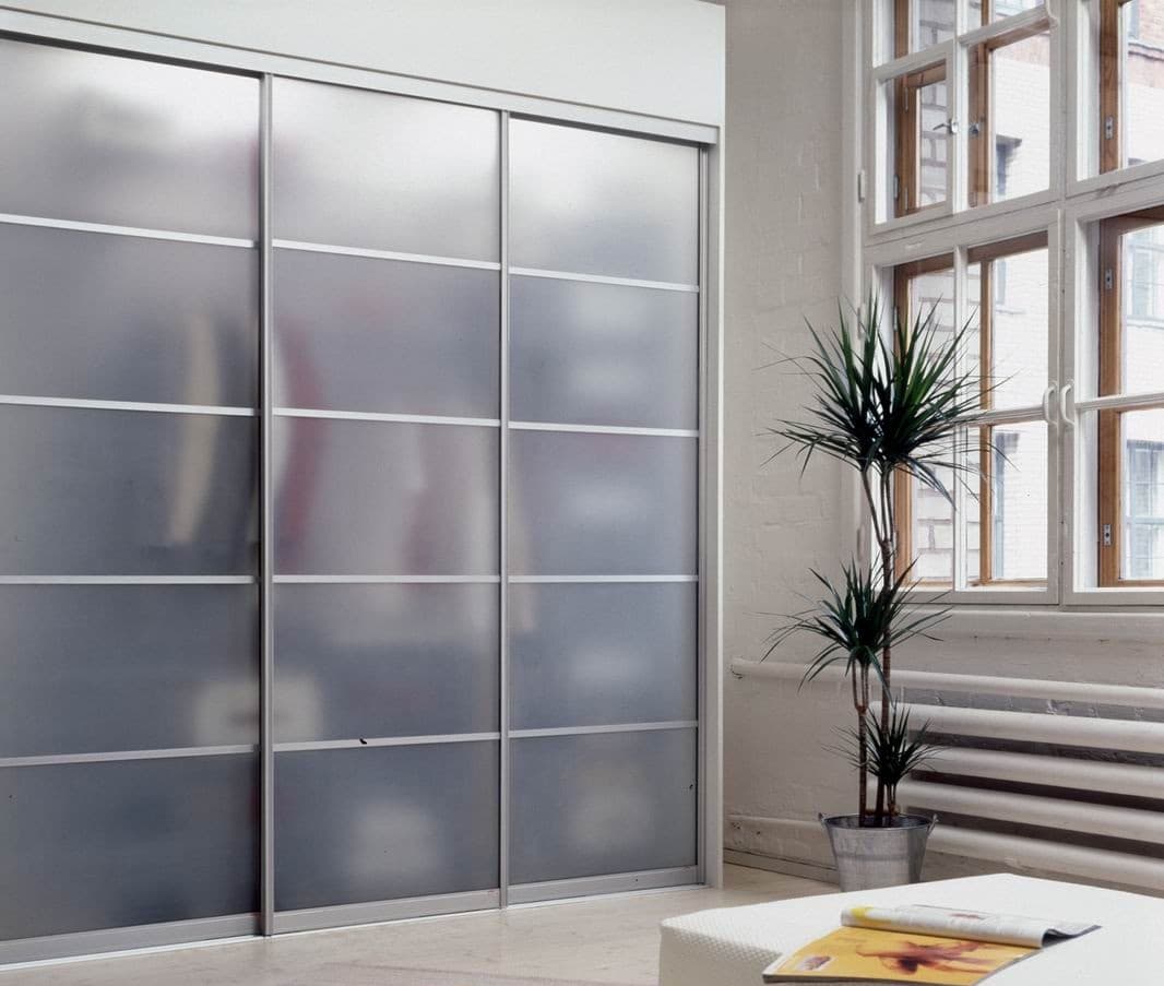 Двери-купе СТЕКЛО МАТОВОЕ
